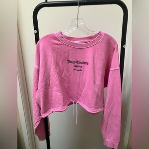Juicy Couture x F21 Pink Logo Cropped Top